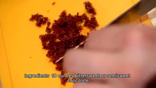 Video thumbnail for Chocolate fondue recipe