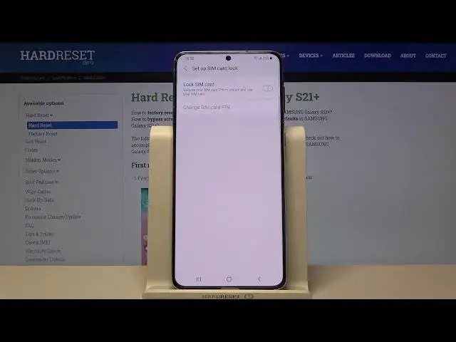 'Video thumbnail for How to Remove PIN from SIM Card in Samsung Galaxy S21+?'