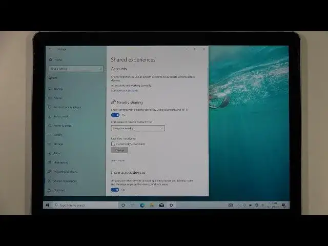 Video thumbnail for How to Enable/Disable Nearby Sharing on MICROSOFT Surface Go 2 - Relocate Files