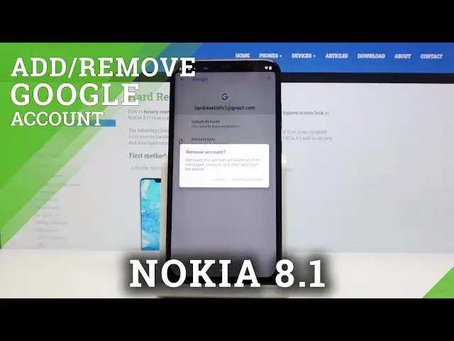 Video thumbnail for How to Add / Remove Google Account from NOKIA 8.1 – Enable Google Account