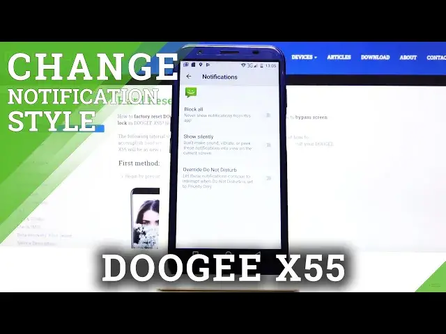 Video thumbnail for How to Personalize Messages Notifications in DOOGEE X55 – Find Notification Settings
