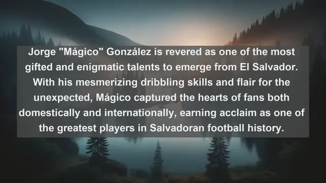 Video thumbnail for Salvadoran Soccer Icons: Top 10 Legendary Football Players from El Salvador
