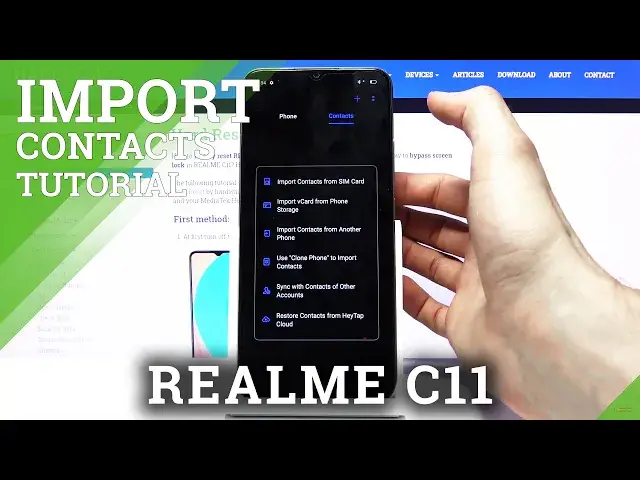'Video thumbnail for How to Import Contacts in REALME C11 – Transfer Contacts'