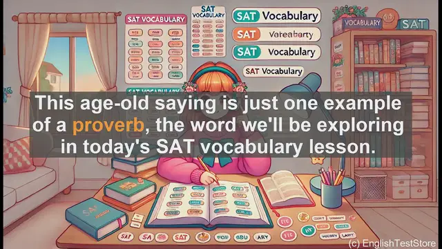 Video thumbnail for 5000 Must Know SAT Vocabulary - SAT Vocabulary: Understanding Proverbs
