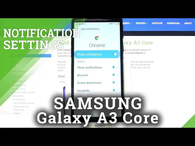 'Video thumbnail for How to Personalize Notifications  on Samsung Galaxy A3 Core – Turn On App Notifications'