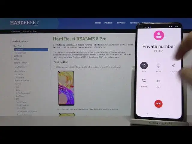 'Video thumbnail for REALME 8 Pro Incoming Call & Default Ringtone'