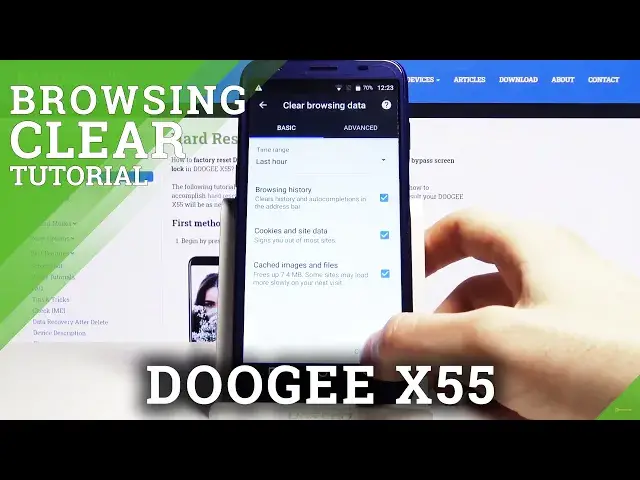 Video thumbnail for How to Reset Browser History in DOOGEE X55 - Clear Browsing Data
