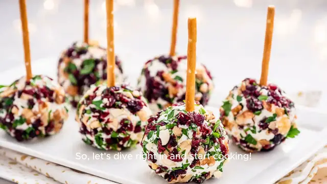 Video thumbnail for Cranberry Pecan Cheese Ball