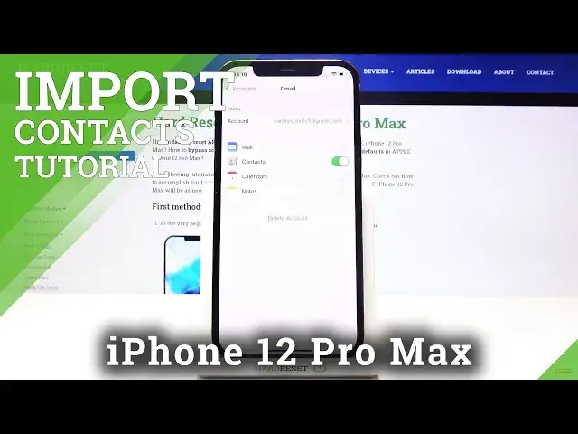 'Video thumbnail for How to Sync Google Contacts on iPhone 12 Pro Max – Import Contacts'