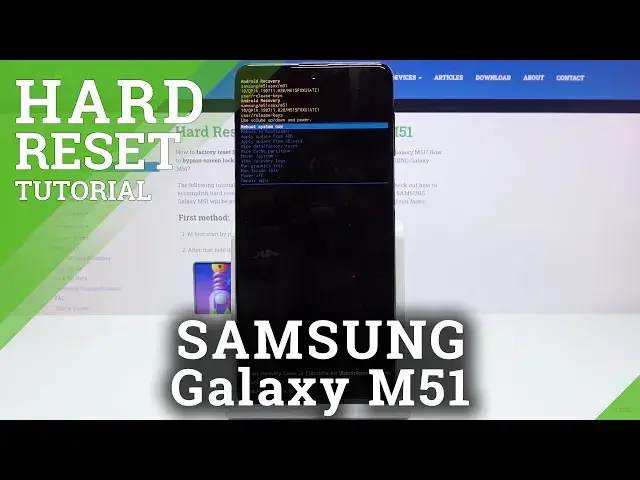 'Video thumbnail for Hard Reset SAMSUNG Galaxy M51 – Bypass Screen Lock / Erase Storage'