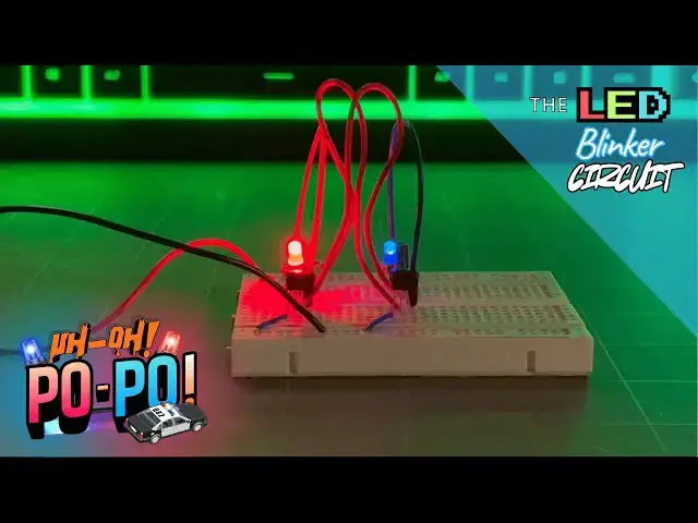 Video thumbnail for How to Make an LED Blinker Circuit (Po-Po- Lights)