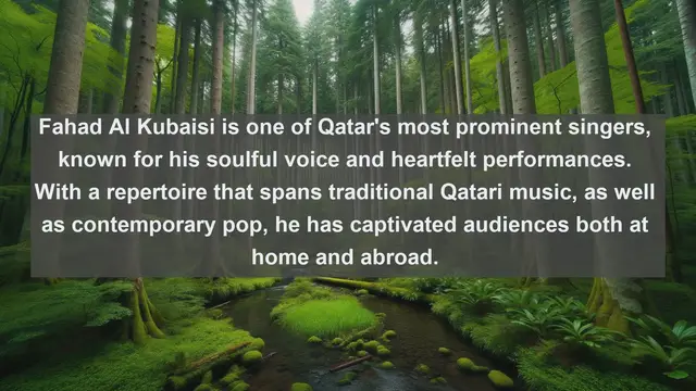 Video thumbnail for Discovering Qatar's Musical Treasures: Top 10 Renowned Singers You Need to Hear
