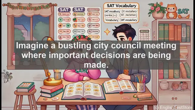 Video thumbnail for 5000 Must Know SAT Vocabulary - Alderman: Key Figure in City Government Explained