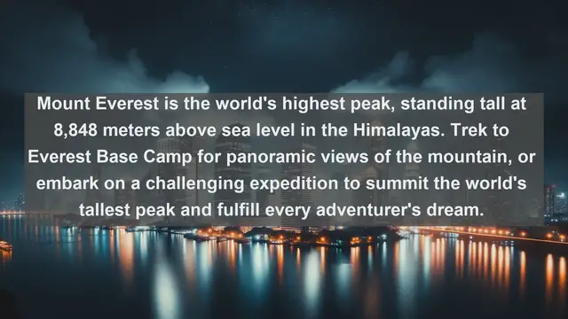 Video thumbnail for Discover Nepal: Top 10 Must-Visit Destinations in the Himalayan Kingdom