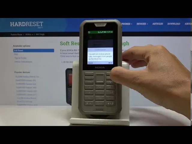 'Video thumbnail for How to Block Number in NOKIA 800 Tough – Create Blocklist'