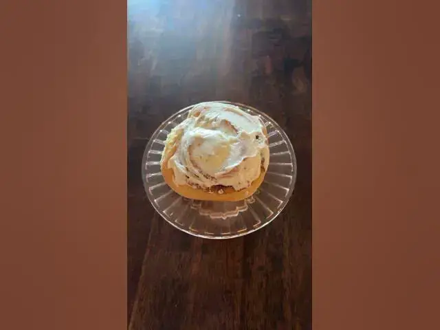 Video thumbnail for #delicious cinnamon roll