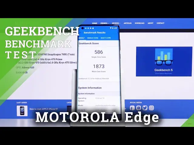 'Video thumbnail for TEST Snapdragon 765g using Geekbench Browser 5 in MOTOROLA Edge – Benchmark Score'