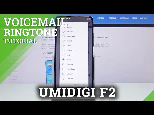 'Video thumbnail for How to Change Voicemail Sounds in UMIDIGI F2 – Voicemail Options'