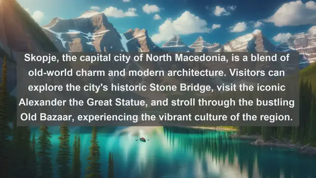 Video thumbnail for Unveiling North Macedonia's Architectural Gems: Top 10 Must-Visit Landmarks