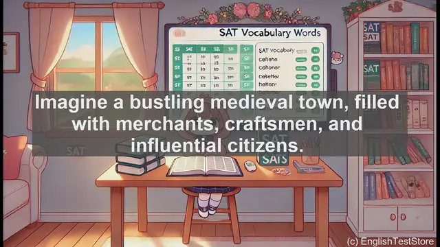 Video thumbnail for 5000 Must Know SAT Vocabulary - Burgher: From Medieval Towns to SAT Vocabulary