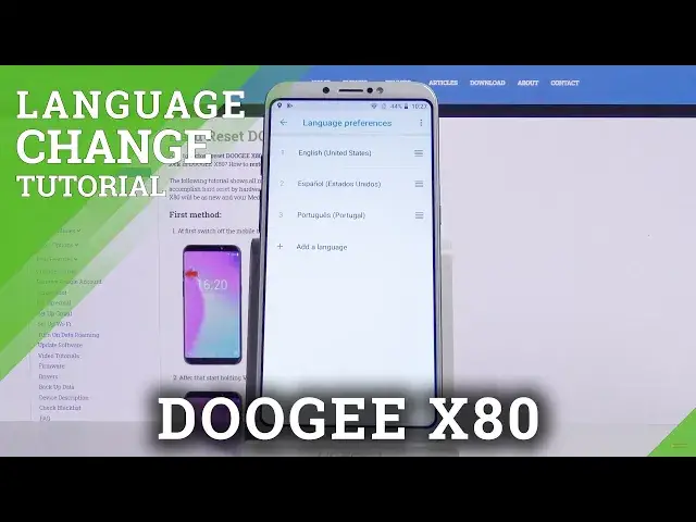 'Video thumbnail for How to Change System Language in DOOGEE X80 – Change Device’s Language'