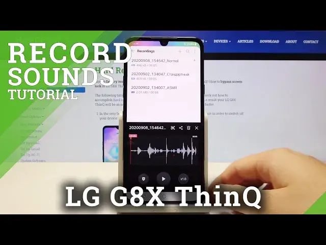 Video thumbnail for LG G8X ThinQ Voice Recorder – Record Sounds
