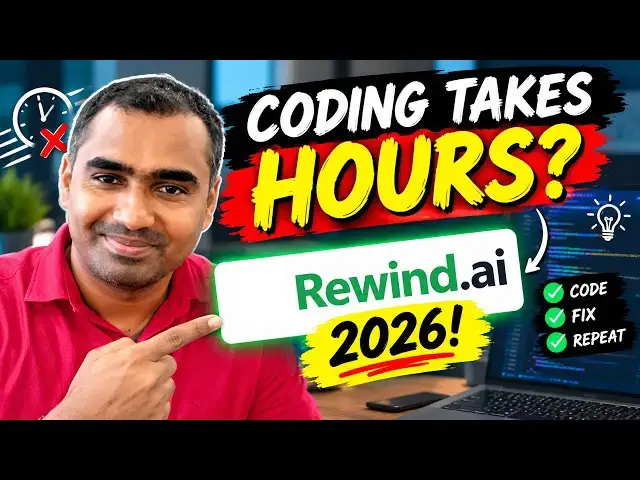 Video thumbnail for Rewind AI: Is This the Best AI for Coding in 2026?