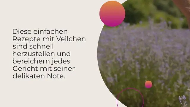 Video thumbnail for Veilchen in der Küche – die schönsten Rezepte