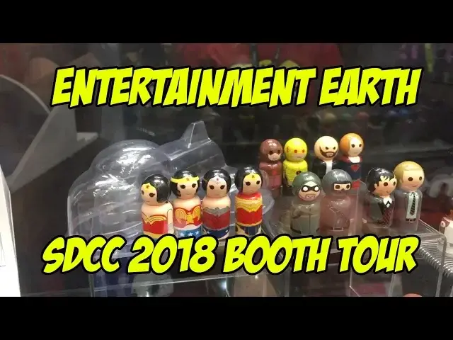 Video thumbnail for SDCC 2018 Booth Tour: Entertainment Earth – Thanos's Fortress, Marvel Nesting Dolls and more