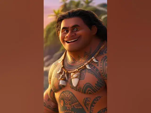 'Video thumbnail for if Moana Characters were real people #moana'