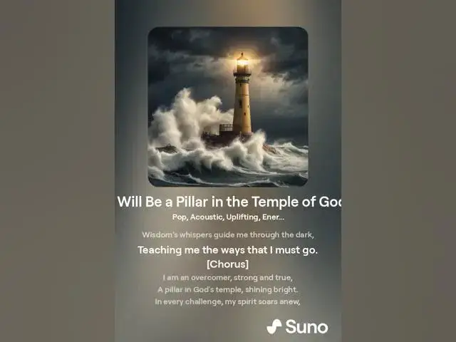 Video thumbnail for I Will Be a Pillar in the Temple of God