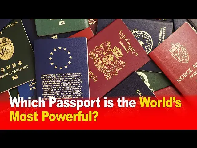 Video thumbnail for Which Passport is the World’s Most Powerful? 🌍✈️