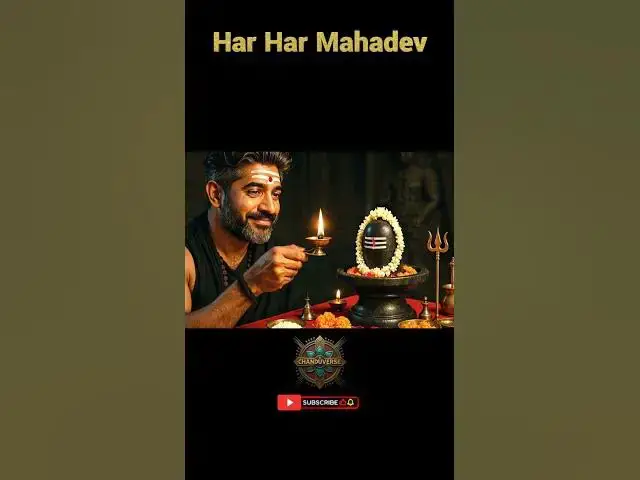 Video thumbnail for Har Har Mahadev | Divine Puja Video | Yaman Raga Bliss 🙏✨