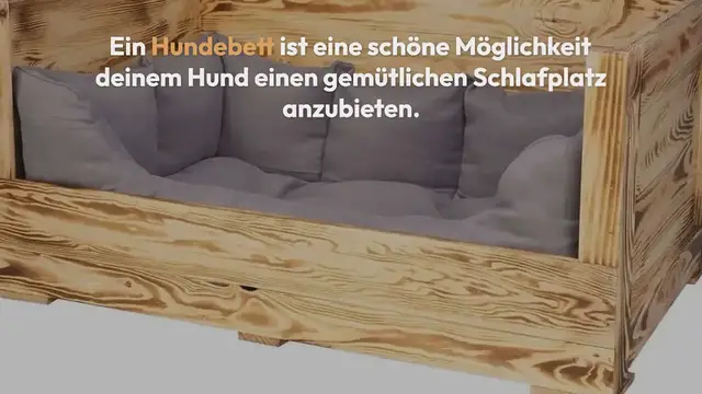 Video thumbnail for Die 5 besten Hundebetten aus Holz