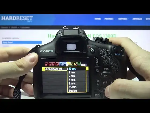 'Video thumbnail for How to Extend Battery Life On Canon EOS Rebel Camera - Set Screen Timer on Canon - Turn Off Display'