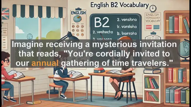 Video thumbnail for 1500 Must Know CEFR B2 Vocabulary - Understanding 'Annual': A Yearly Journey Through Language