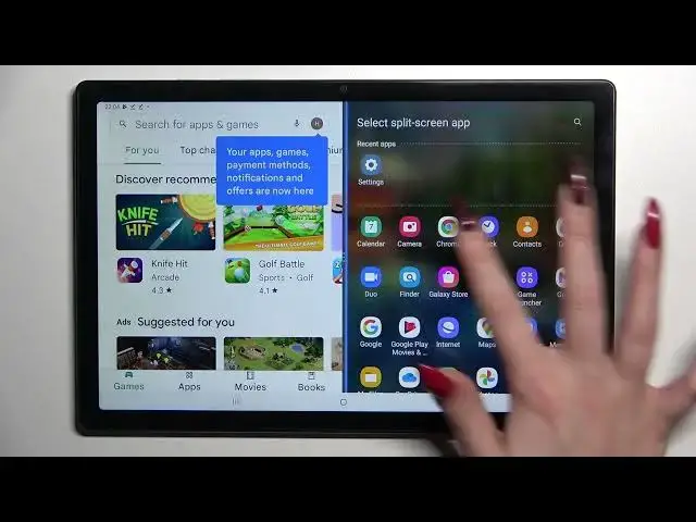 'Video thumbnail for How to use Split Screen on Galaxy Tab A8 2021 / Dual app mode on Galaxy Tab A8 2021'