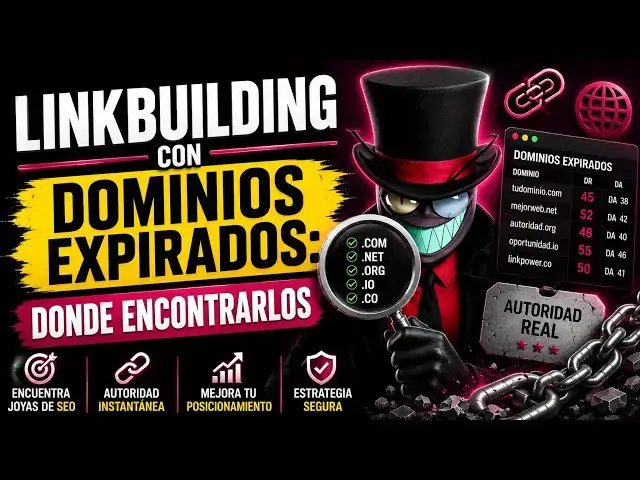 Video thumbnail for Curso Linkbuilding con dominios expirados: Introducción