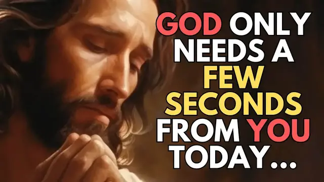 Video thumbnail for Give God A Few Seconds To Heal You Today....