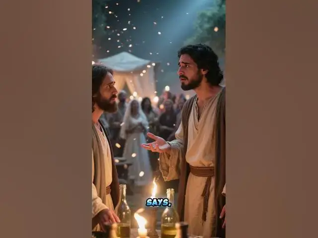 'Video thumbnail for Unbelievable! Jesus Turns Water into WINE at a Wedding! #history #sacredscriptures #biblestory'