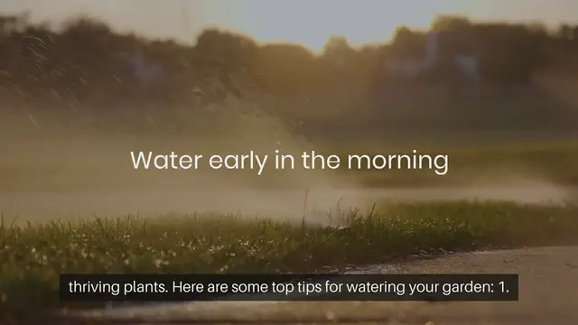 Video thumbnail for Top Tips For Watering Your Garden