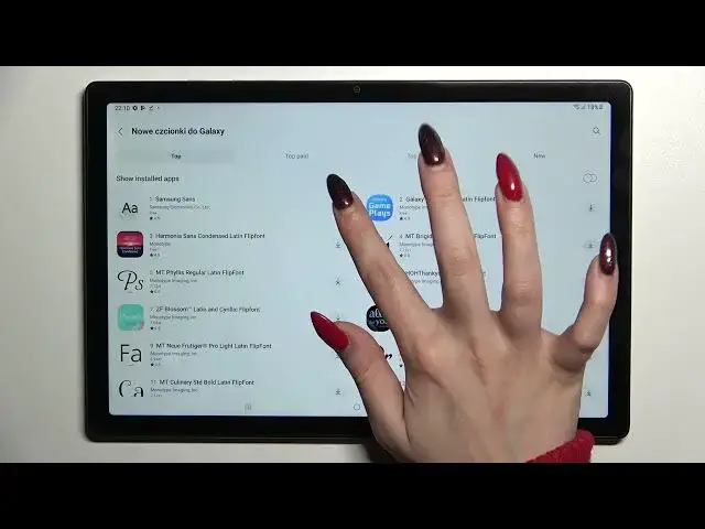 'Video thumbnail for How to Change Font Style on / How to customize font style on Galaxy Tab A8 2021'