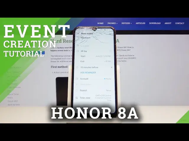 Video thumbnail for How to Add Event to Calendar in HONOR 8A – Set Up Reminder