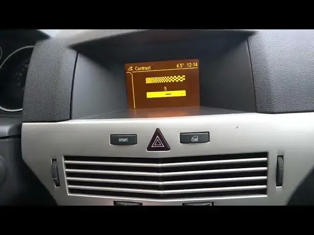 Video thumbnail for How to Change Radio Display Contrast in Opel Astra H GTC (2004 - 2014) - Manage Radio Display
