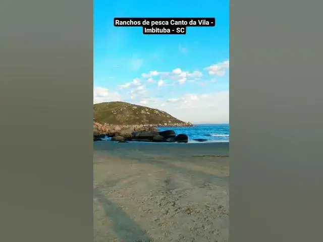 'Video thumbnail for Ranchos de pesca no Canto da Vila, Imbituba, SC #imbituba #tainha #shortsvideo #shorts'