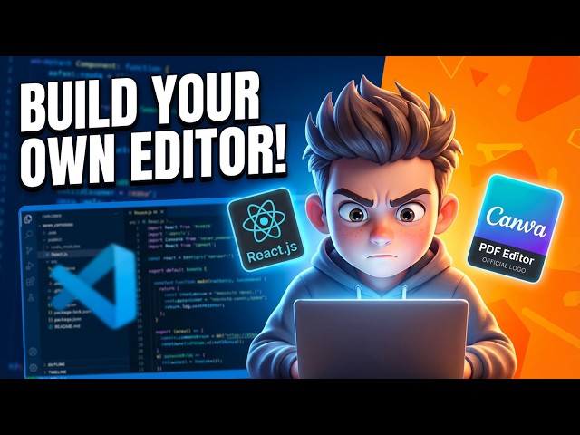 Video thumbnail for Build a React.js Canva Clone PDF Editor Clone in Browser Using PDF-LIB & PDF.js in TypeScript