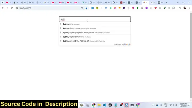 Video thumbnail for Build a Vue.js 3 Google Maps Autocomplete API to Find Places Addresses & Photos Using Places API