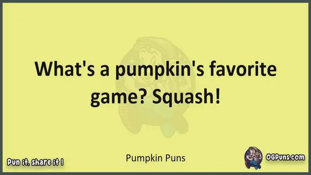 Video thumbnail for Pumpkin - Jokes, Puns, Wordplays, and Laughter