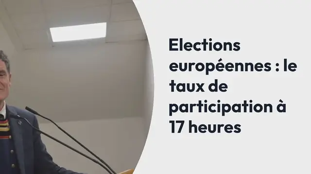 Video thumbnail for Morbihan. Elections européennes : le taux de participation à 17 heures