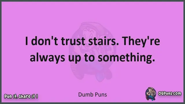 Video thumbnail for Dumb - Jokes, Puns, Wordplays, and Laughter